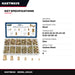 Kastwave JH6104 – Sae Rivet Nut Assortment Kit(240Pcs) – Zinc Plated Finish