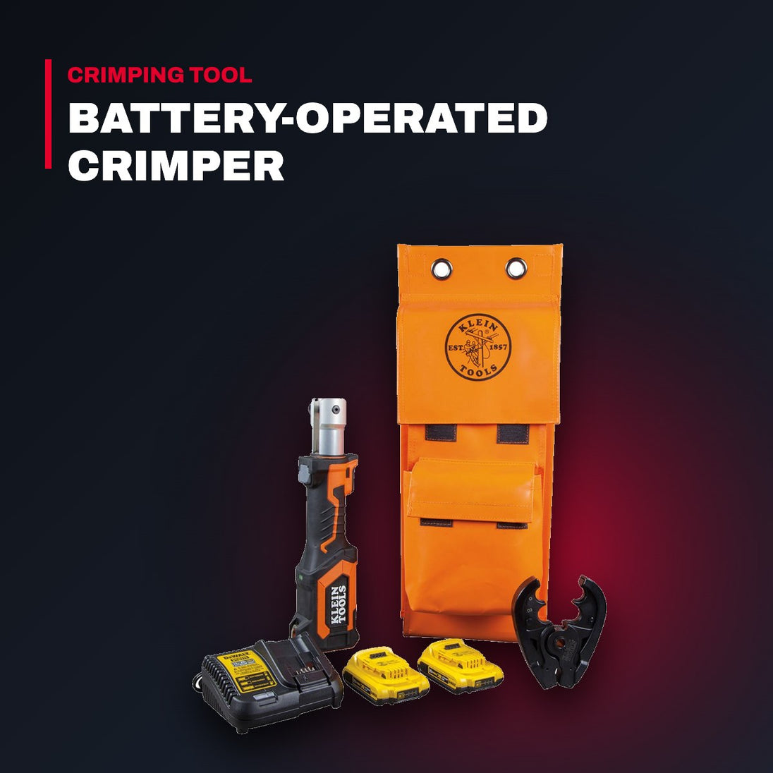 Kelin Tools BAT207T23 – Battery-Operated Crimper