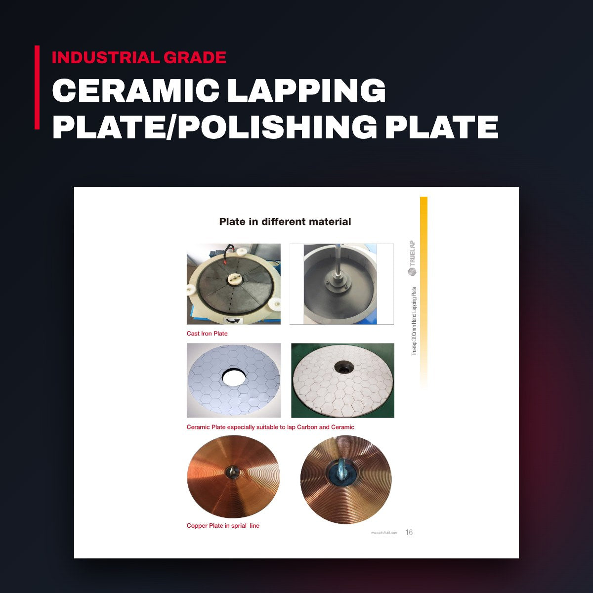 Kemet 351999 – Ceramic Lapping Plate/Polishing Plate