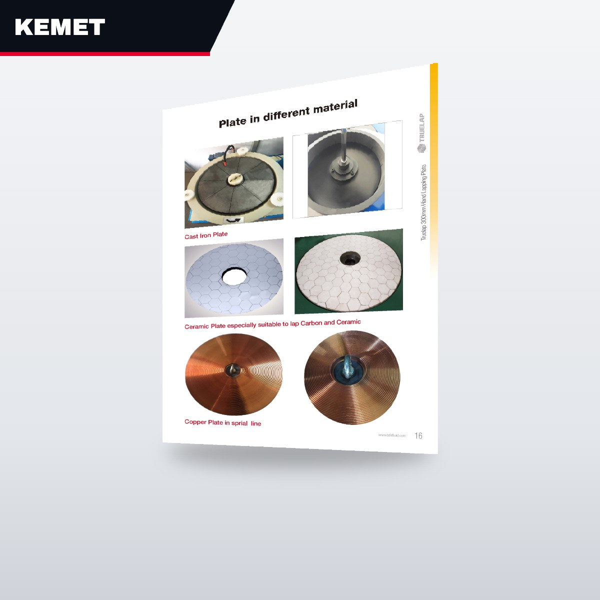 Kemet 351999 – Ceramic Lapping Plate/Polishing Plate