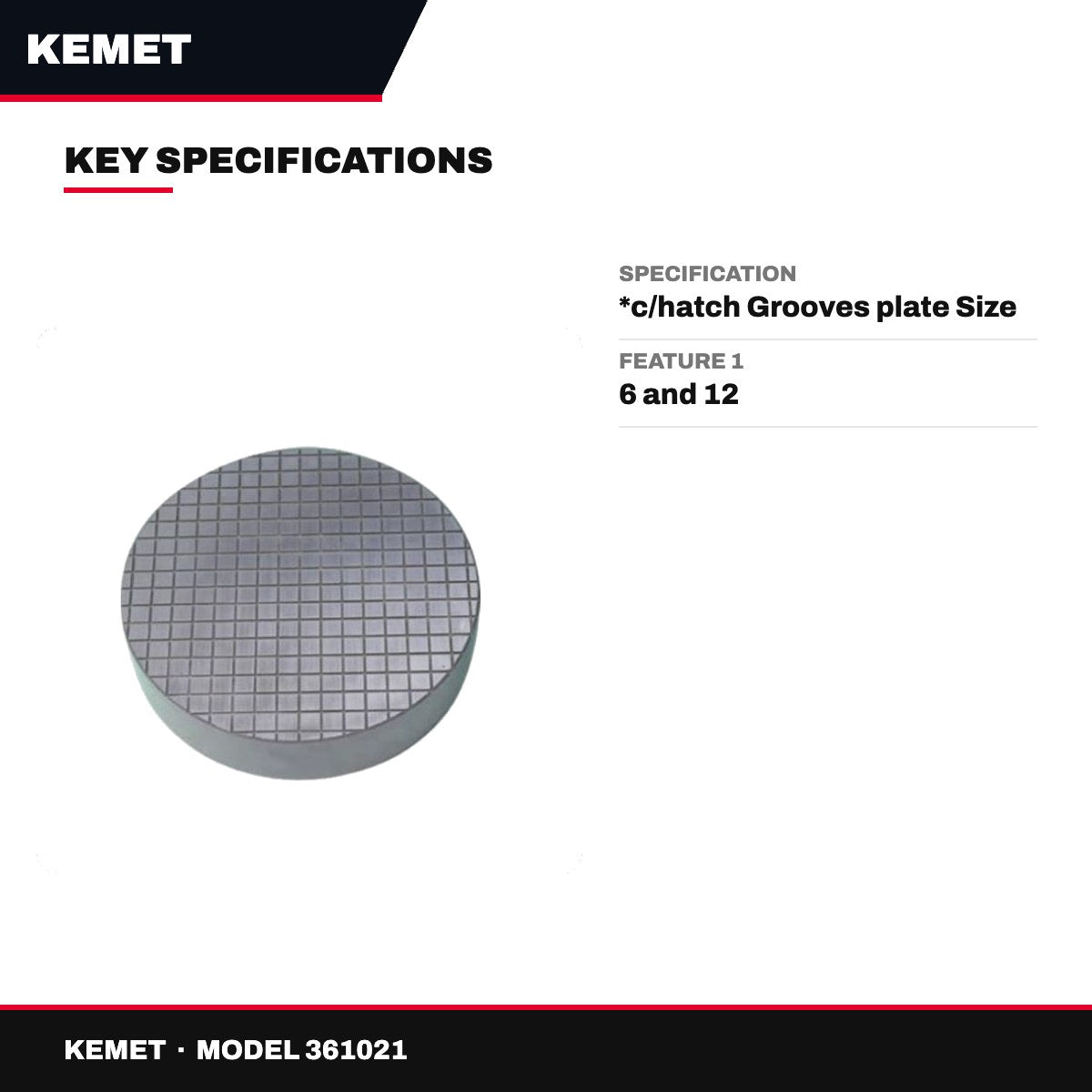 Kemet 361021 – Cast Iron Hand Lapping Plates
