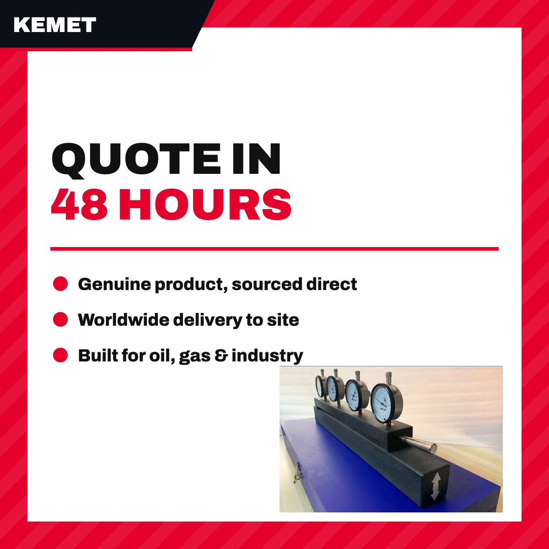Kemet 361304 – Flatness Gauge