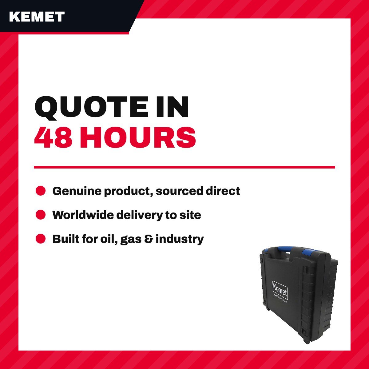 Kemet Pressure Relief Valve Lapping Kit