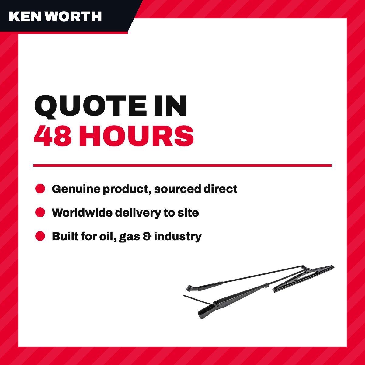 Ken Worth R23-1020-302 – Blade – Windshield Wiper Type, Spare Parts For Truck