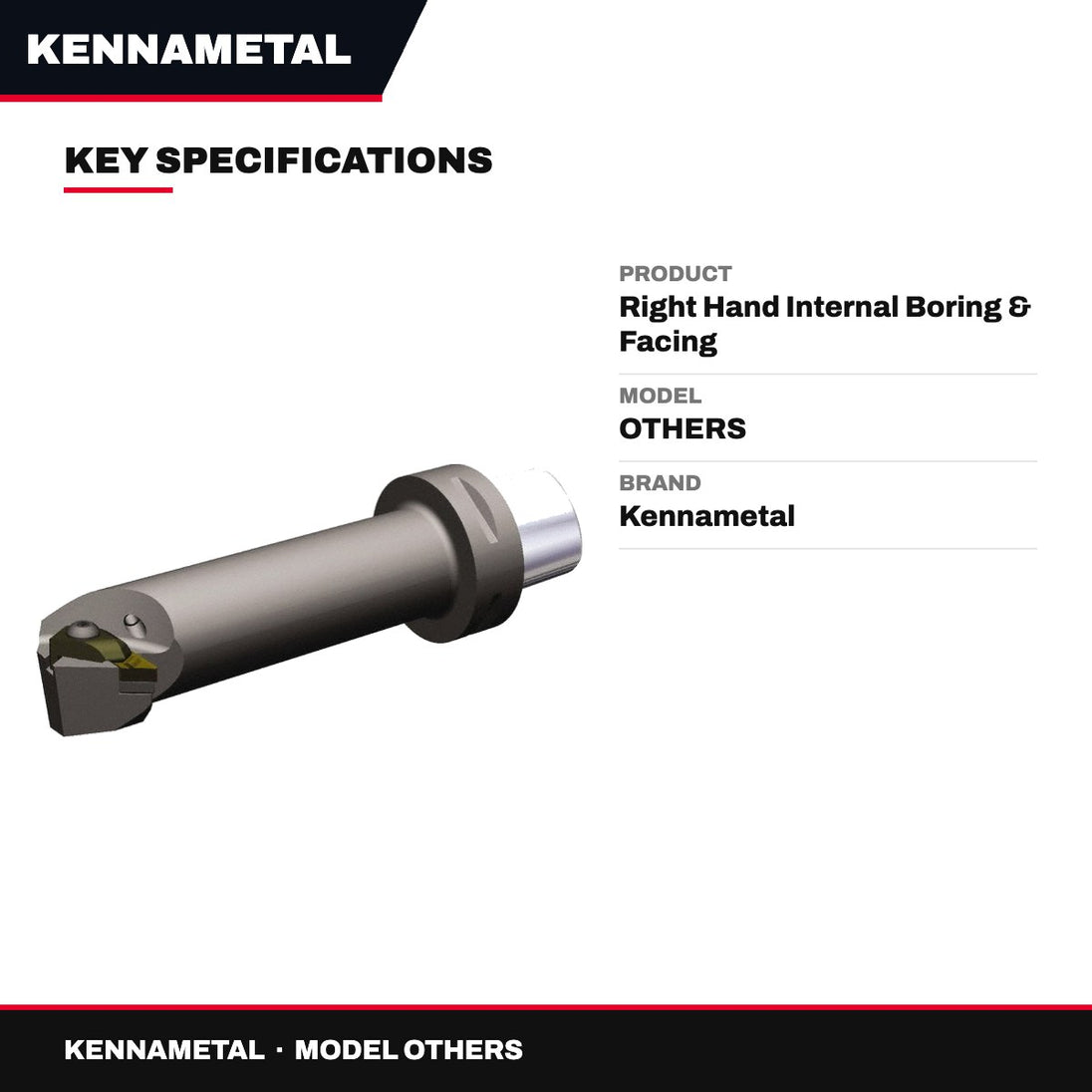 Kennametal OTHERS – Right Hand Internal Boring & Facing
