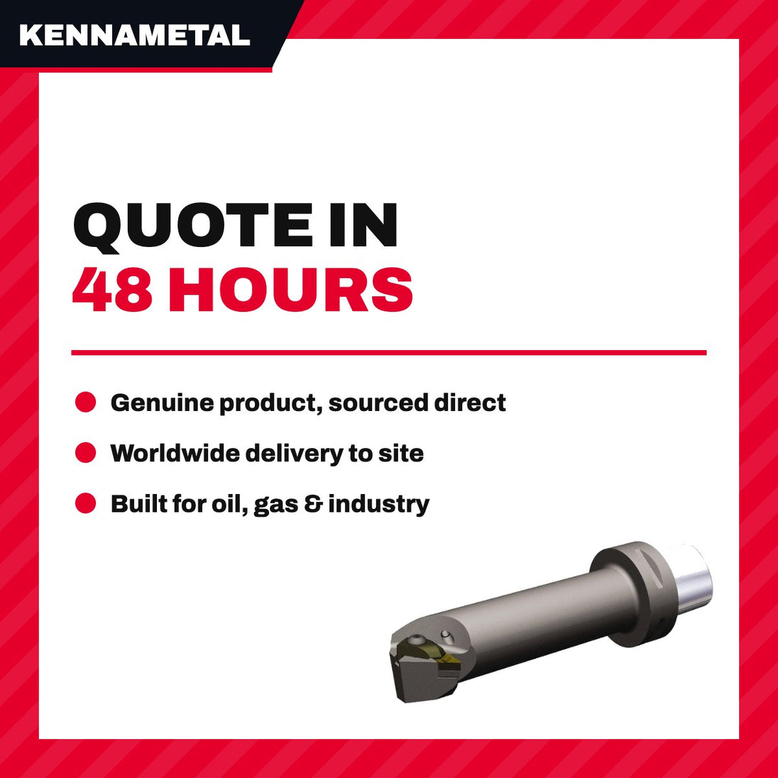 Kennametal OTHERS – Right Hand Internal Boring & Facing