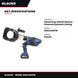 Klauke ESG105CFM – Klauke Esg 105Cfm Battery Powered Hydraulic Cutting Tool Kit + 2 Battery