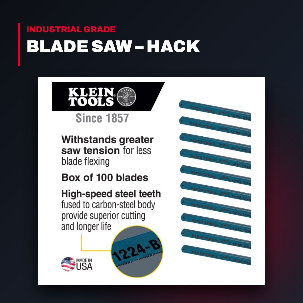 Klein Tools 1224HS – Blade Saw – Hack
