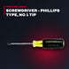 Klein Tools – Phillips Screwdriver, No 1 Tip
