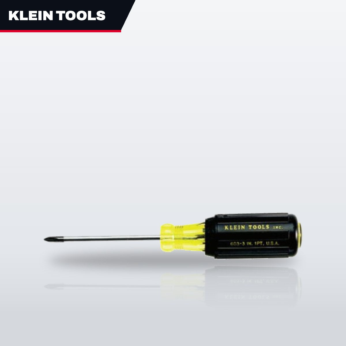 Klein Tools – Phillips Screwdriver, No 1 Tip