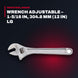Klein Tools – Adjustable Wrench, 1-5/16 in, 304.8 mm (12 in) long