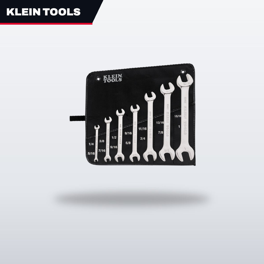 Klein Tools – Box & Open End Wrench, 10-15 Deg Offset, 7/8 in