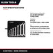 Klein Tools – Box & Open End Wrench, 10-15 Deg Offset, 7/8 in