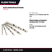 Klein Tools 53000 – Bit Twist Drill – Size 1.5-12.7 Mm (0.062 To 1/2
