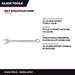 Klein Tools 68424 – Wrench Box & Open End – 10-15 Deg Offset Type, 1-1/8 In