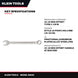 Klein Tools 68424 – Wrench Box & Open End – 10-15 Deg Offset Type, 1-1/8 In