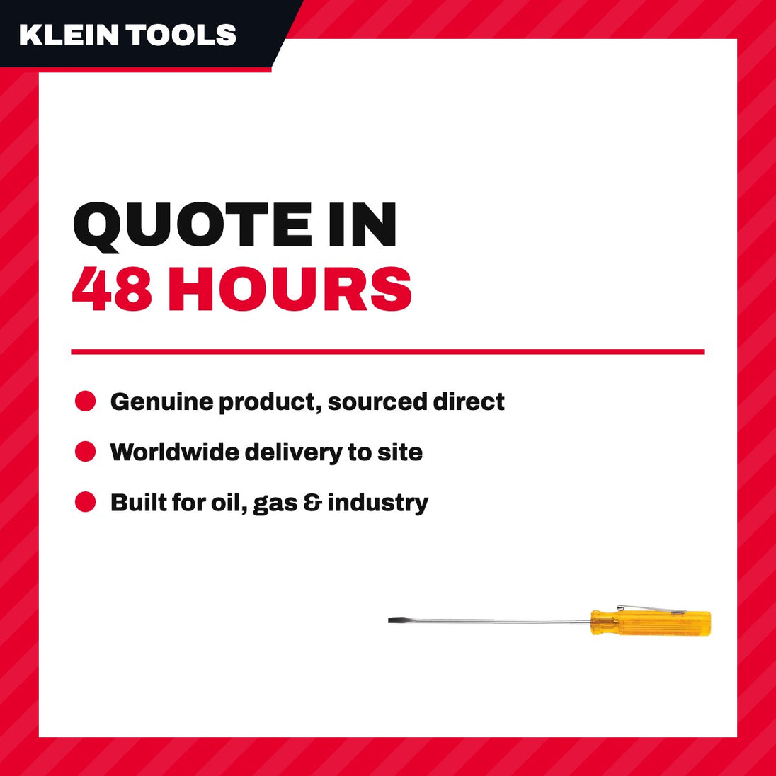 Klein Tools A131-2 – Screwdriver – Pocket Type, 3.1 Mm (1/8 In) Wd Tip