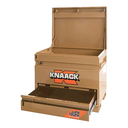 Knaack 4830-D – Heavy Duty 16-Gauge Steel Tool Box . With One Quick Access Drawer And Raised Chest Floor.