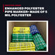Kolbi Pipe OTHERS – Enhanced Polyester Pipe Marker• Made Of 5 Mil Polyester