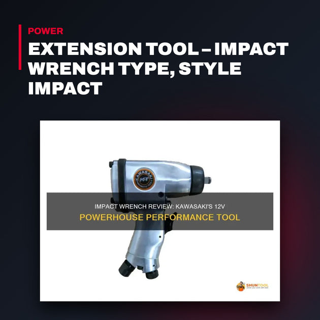Kpt50Sh ** Kawasaki Machinery 5000751311 – Extension Tool – Impact Wrench Type, Style Impact
