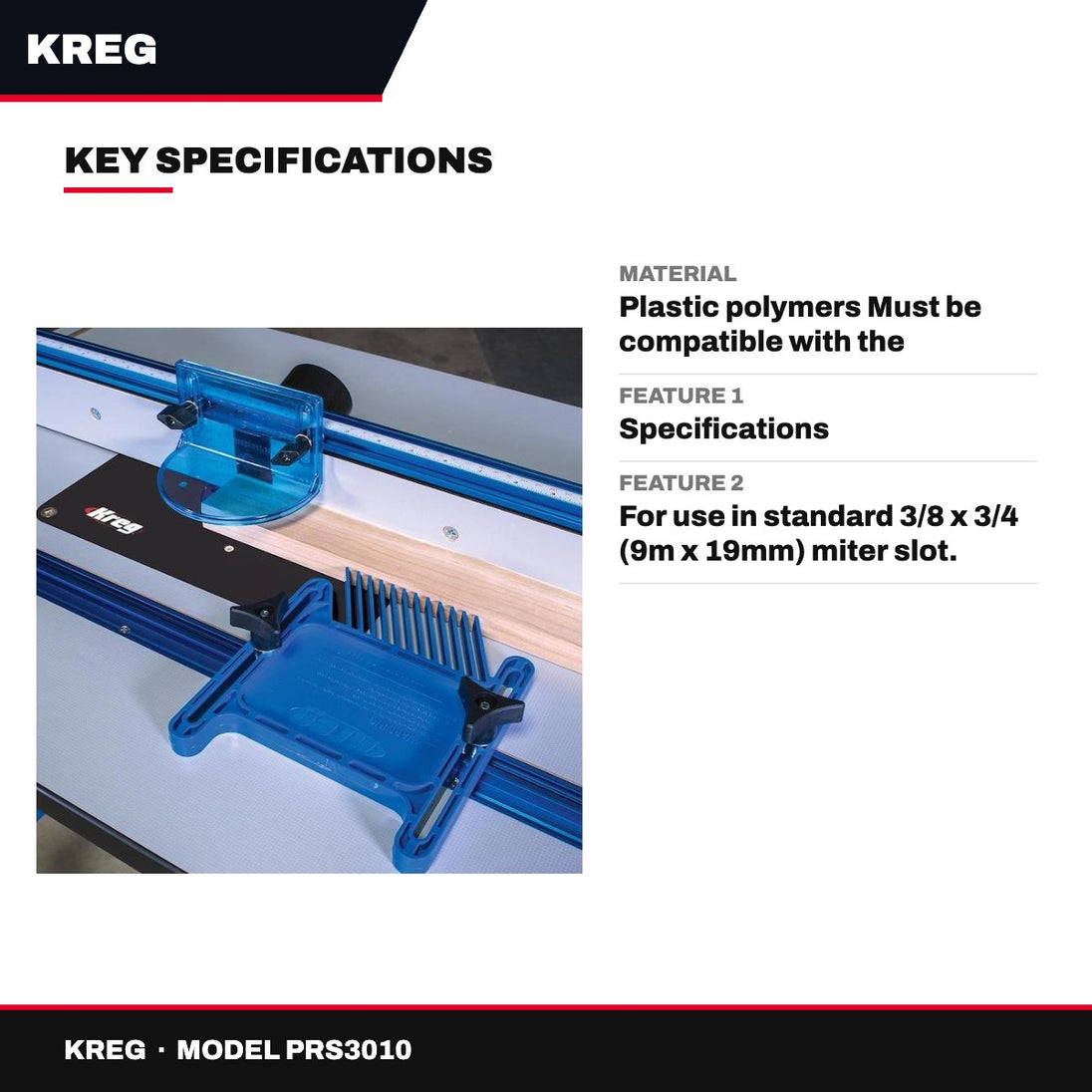 Kreg PRS3010 – True-Flex Featherboard