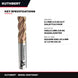 Kuthbert – End Mill, 6.3 mm (1/4 in) Cut dia, Style Four Flute