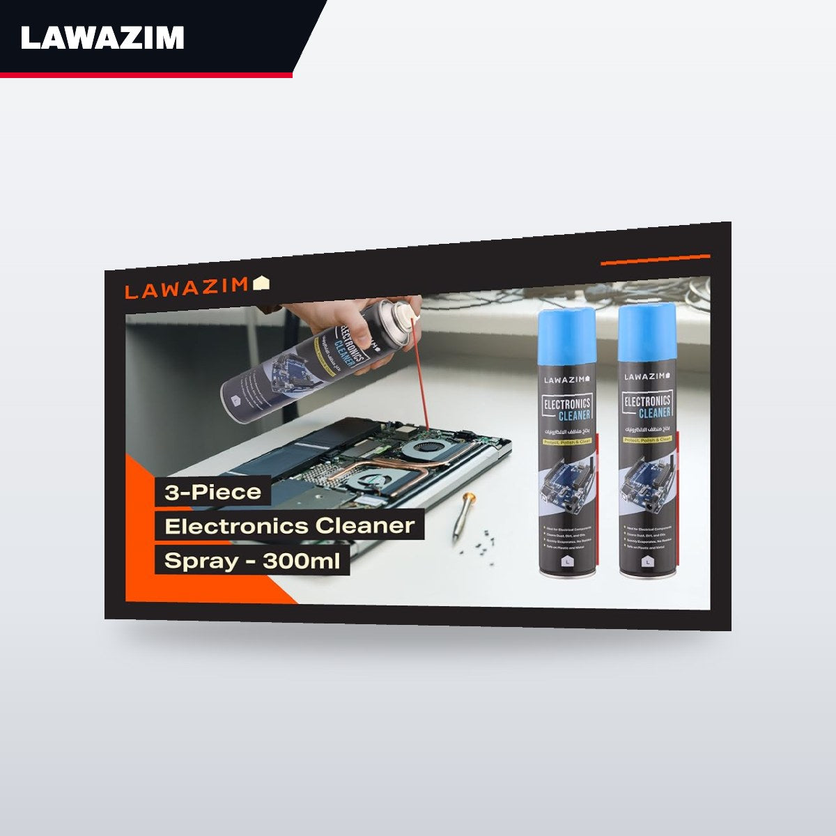 Lawazim K12407 – Quick Dry Electronic Cleaner Spray