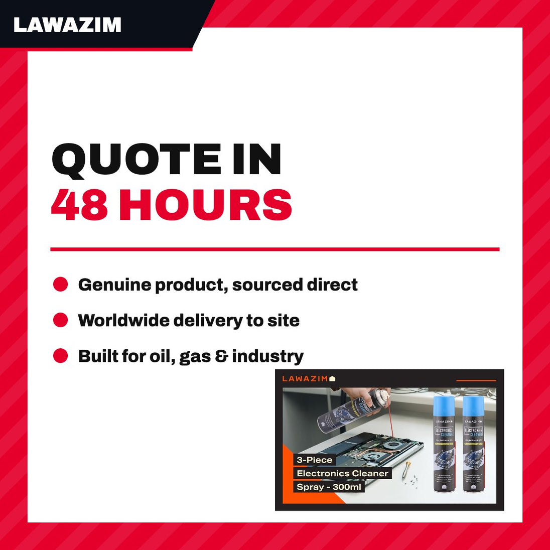 Lawazim K12407 – Quick Dry Electronic Cleaner Spray