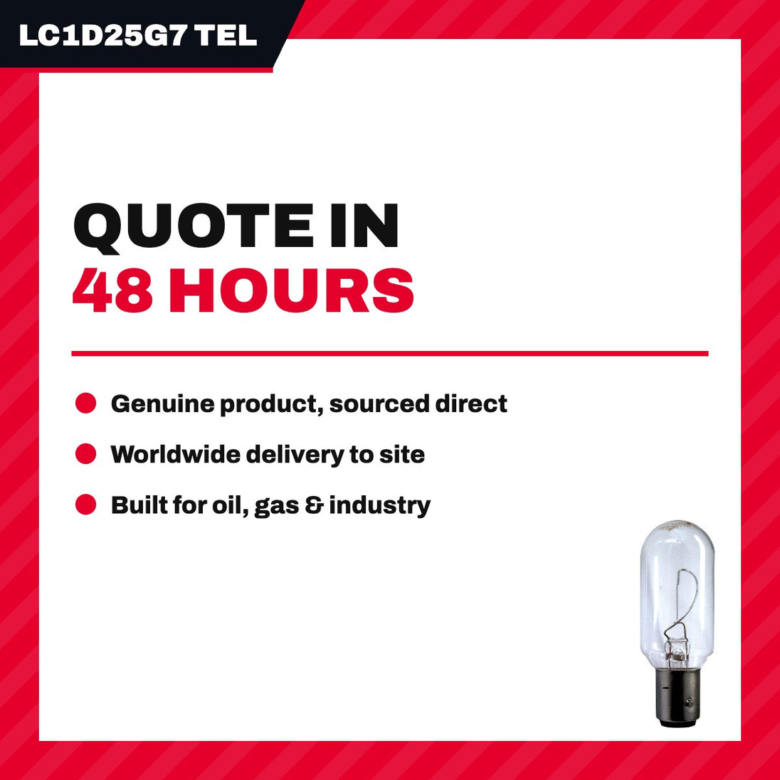 Telemecanique Sa LC1D25G7 – Bulb, Bay15D (Navigation Light), Wattage