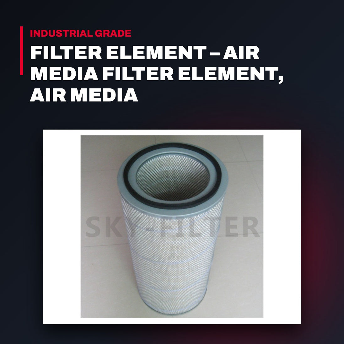 Liebherr 510713814 – Filter Element – Air Media Filter Element, Air Media