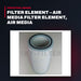 Liebherr 510713814 – Filter Element – Air Media Filter Element, Air Media