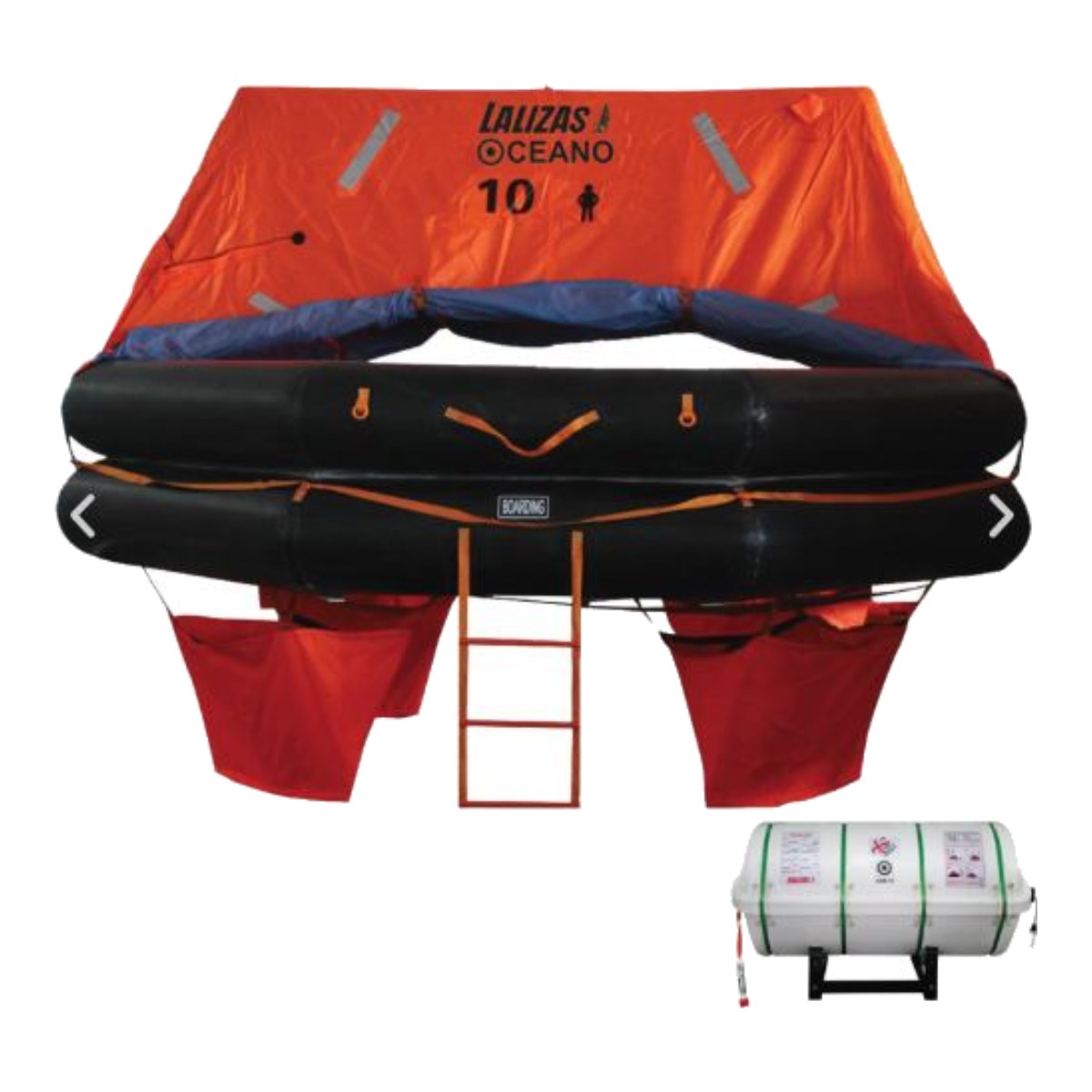 Life Preserver – Size 10 Person, Style Throw-Overboard Life