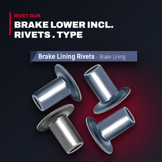 Lining – Brake Lower Incl. Rivets . Type