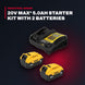 Lithiomion OTHERS – 20V Max* 5.0Ah Starter Kit With 2 Batteries