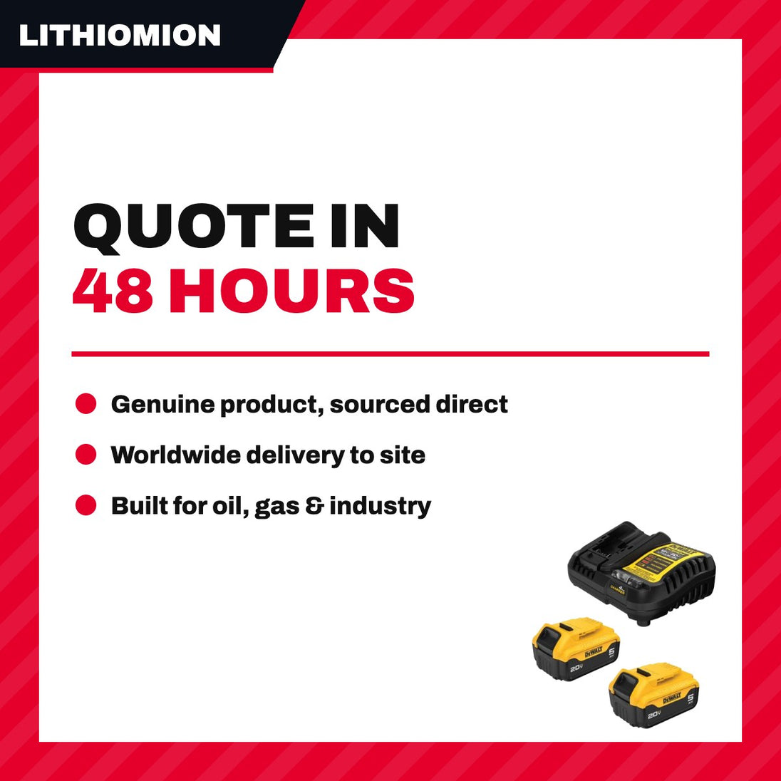 Lithiomion OTHERS – 20V Max* 5.0Ah Starter Kit With 2 Batteries