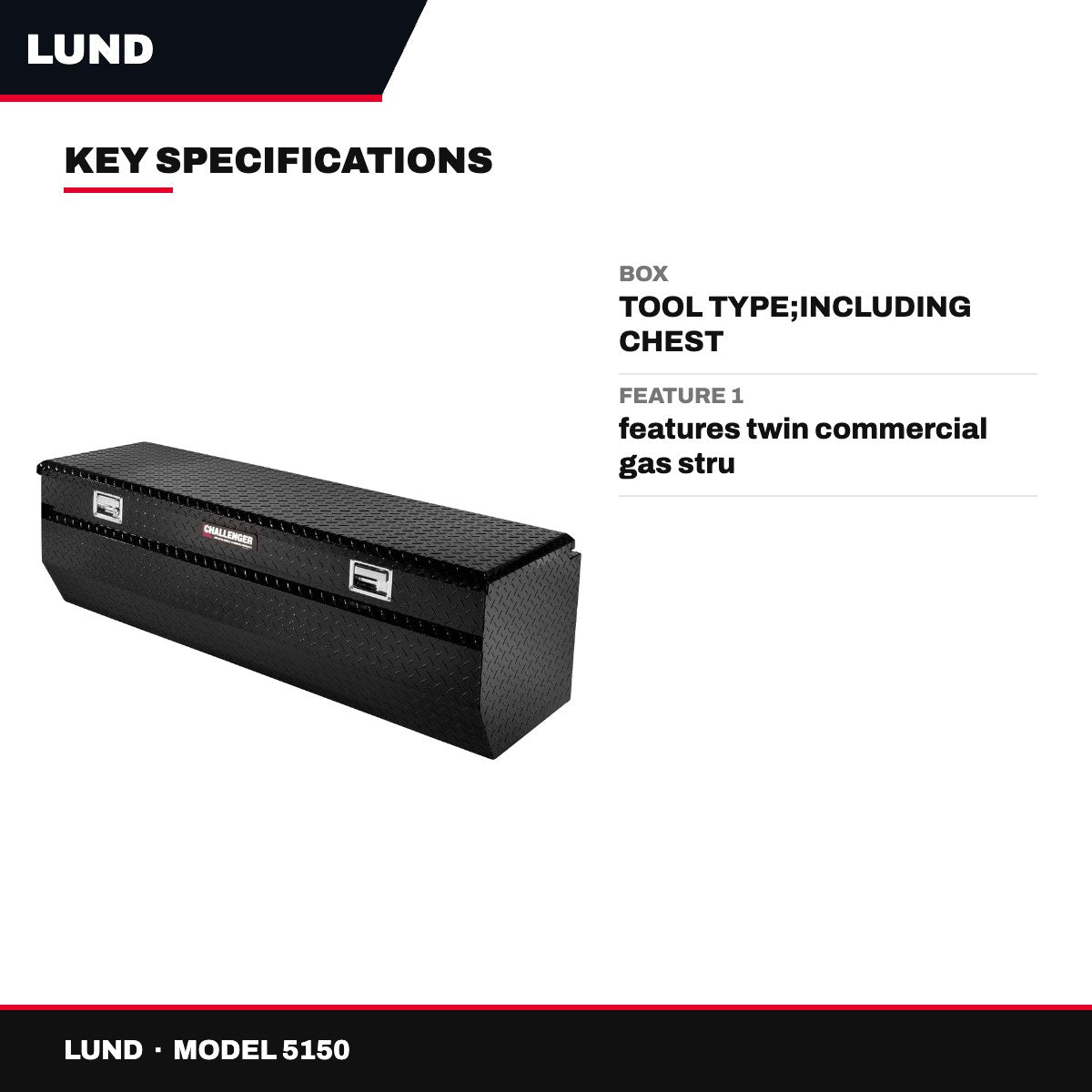 Lund 5150 – Box – Tool Type, Including Chest