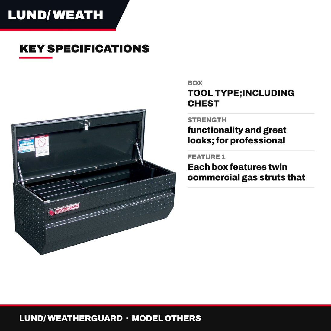 Lund/ Weatherguard OTHERS – Box – Tool Type, Including Chest