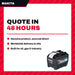 Makita BL4080F XGT – Li-Ion • 40V Max • 8 – 0 Ah