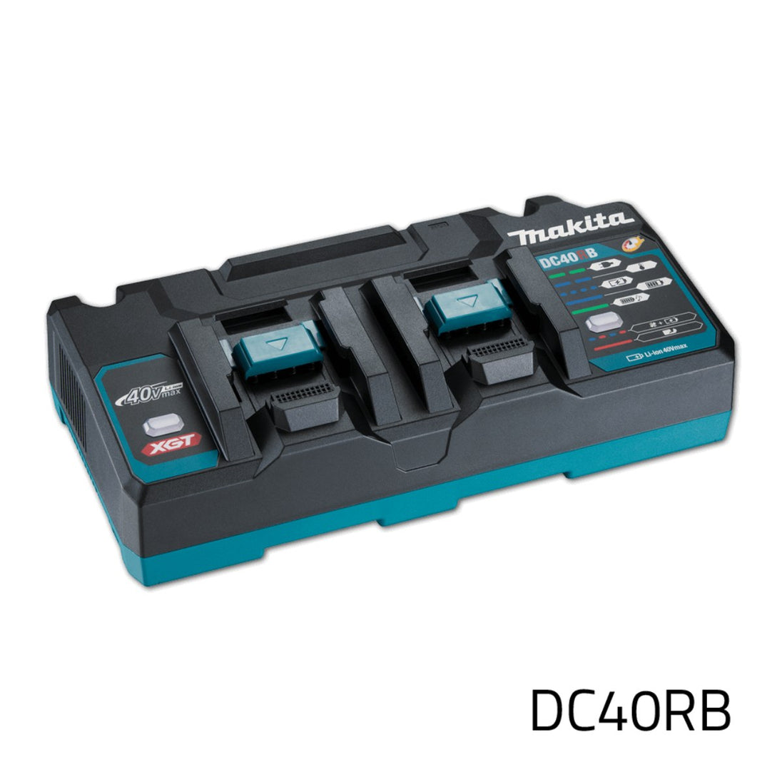 Makita DC40RB – Xgt Two Port Fast Charger – Xgt® • 127V • 2 Pin • Dc40Rb