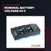 Makita DC40RB – Xgt Two Port Fast Charger – Xgt® • 127V • 2 Pin • Dc40Rb