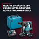 Makita DHR242RTJ – Makita Dh242Rtj 18V 2X5Ah Lxtbl Sds Plus Rotary Hammer Drill Kit