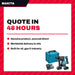 Makita DHR242RTJ – Makita Dh242Rtj 18V 2X5Ah Lxtbl Sds Plus Rotary Hammer Drill Kit