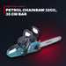 Makita EA3201S35B – Petrol Chainsaw 32cc, 35 cm Bar