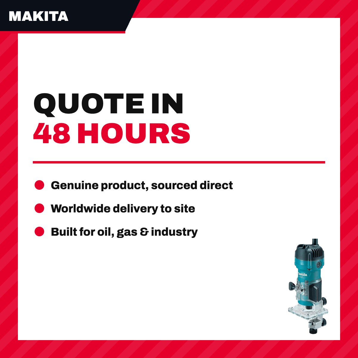Makita Electric Laminate Trimmer 530W
