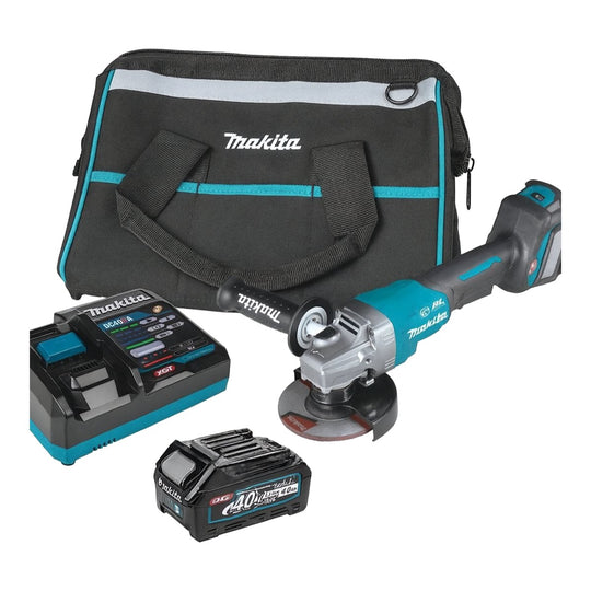 Makita GAG06M1 – 40V max XGT 4-1/2" / 5" Paddle Switch Angle Grinder Kit