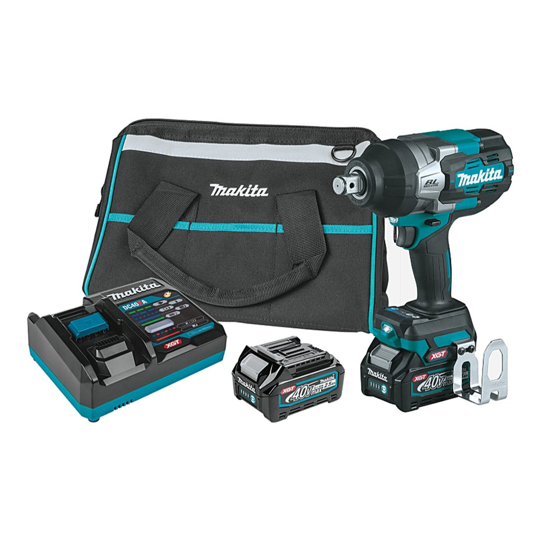 Makita GWT01D – 40V max XGT Brushless 3/4" High-Torque Impact Wrench Kit