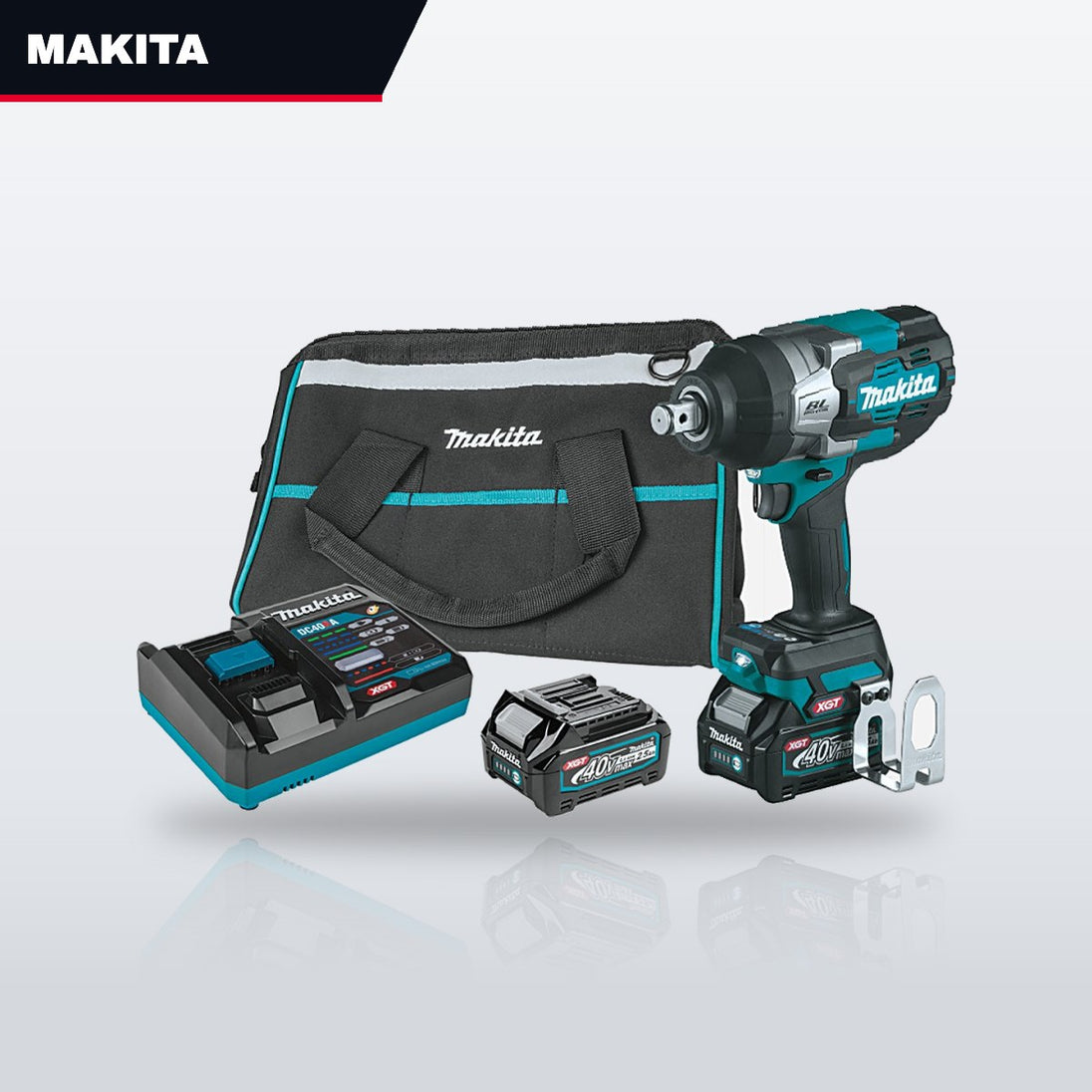 Makita GWT01D – 40V max XGT Brushless 3/4" High-Torque Impact Wrench Kit