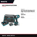 Makita GWT01D – 40V max XGT Brushless 3/4" High-Torque Impact Wrench Kit
