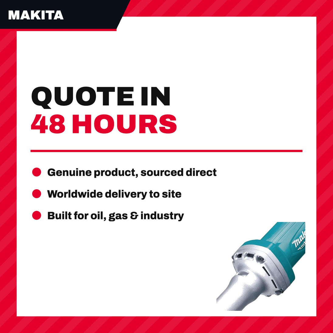 Makita M9100B – Die Grinder 6 mm, 480W, 220V