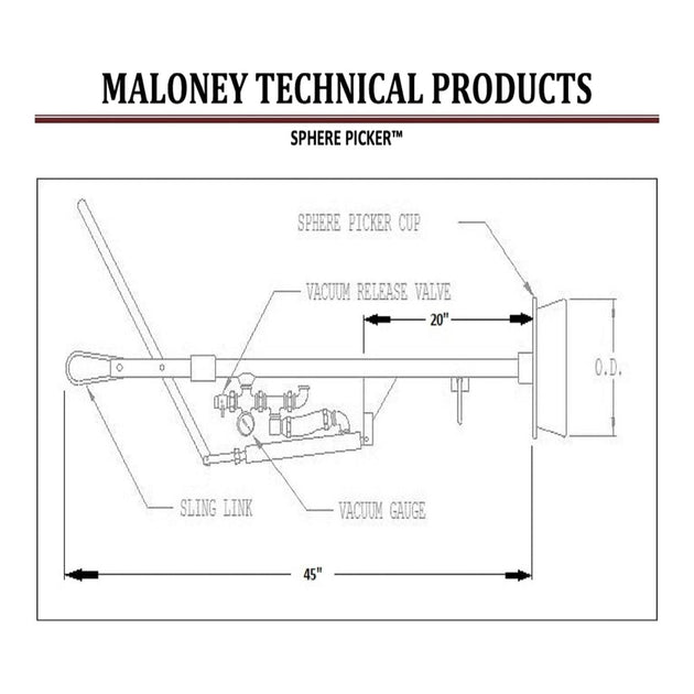 Maloney Sphere Picker & Inflation Tool, Size 42